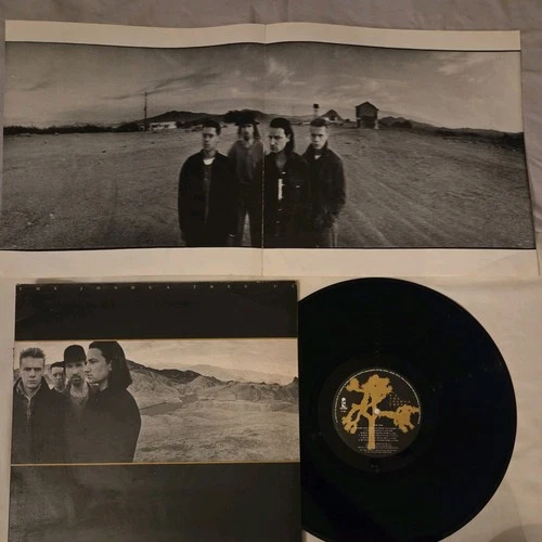 U2 - The Joshua Tree  Vinyl album gatefold  sleeve and insert