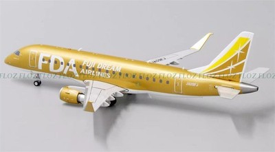 JC Wings Fuji Dream Airlines for EMBRAER Emb175 JA09FJ Gold Color