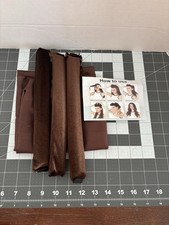 Heatless Curls Overnight Velvet Flexi Rods 0.99  Hair Rollers Brown