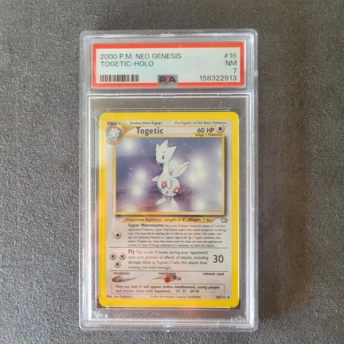Togetic 16/111 PSA 7 NM Neo Genesis Holo Unlimited Pokemon TCG