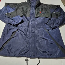 Cintas Raincoat Workwear Jacket Waterproof Wind Resistant Size XL No Lining