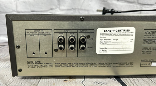 RARE 1983 HarmanKardon CD401 Ultrawideband Linear Phase 3 head Cassette DeckWork - Picture 14 of 17