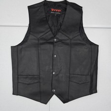 Event Biker Leather Men M Motorcycle Vest