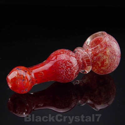 4.5 inch Handmade Thick Red Rook Chess Piece Tobacco Smoking Bowl Glass Pipes