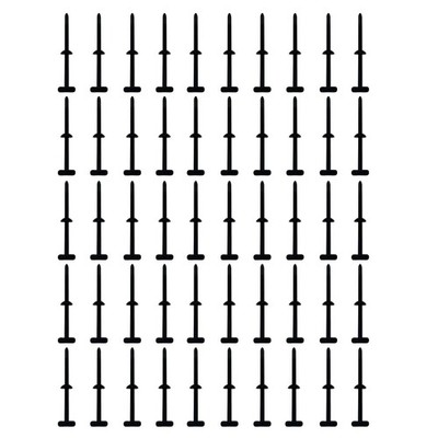 20-200pcs Nylon Universal Cable Tie-Schnalle für Automobil-Reißverschlussclips