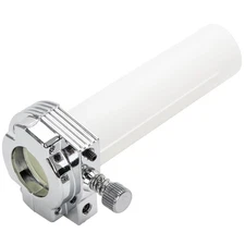 Chrome Single Cable Throttle Assembly for 1" bars chopper Shovelhead Harley