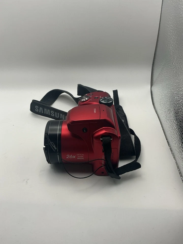 Cámara digital Samsung serie WB WB100 16,2 MP 26x zoom óptico roja probada 0020 Foto 4 de 4