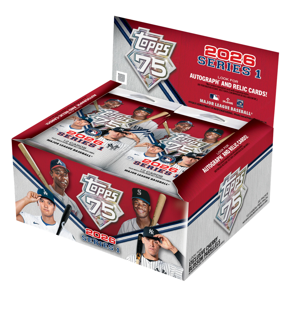 2026 Topps Series 1 Baseball Japan Edition Hobby Box Cherry