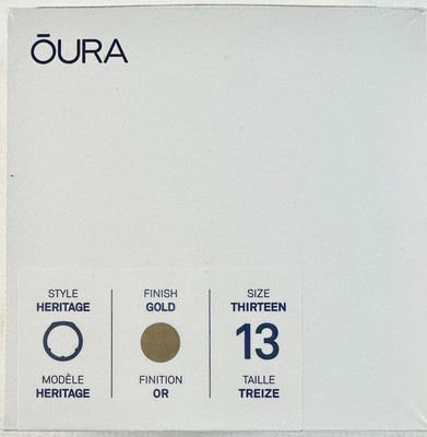 Oura Ring Gen 3 GOLD Size-13