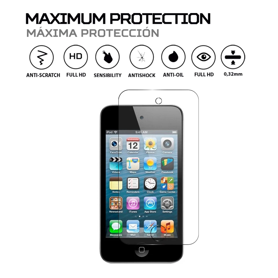 ANTISHOCK Protector Pantalla para Apple iPod Touch 4 - Imagen 2 de 4