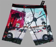Ethika Staple Colorful VENICE Italy Hostel Palm Trees VW Bug Boxers Men's L NWT