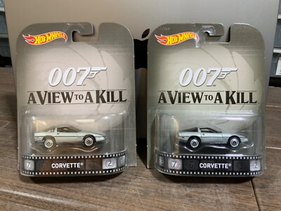 HOT WHEELS RETRO 007 A VIEW TO A KILL CORVETTE | eBay