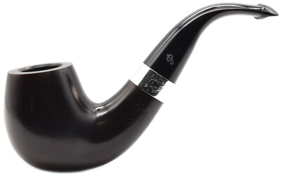 Peterson Sherlock Holmes Heritage Professor 9mm Filter Silver Mounted Briar Pipe