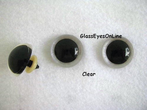11 PAIR Large Plastic Safety EYES 27mm to 34mm Teddy Bears, Puppets PE-1 - Picture 18 of 21