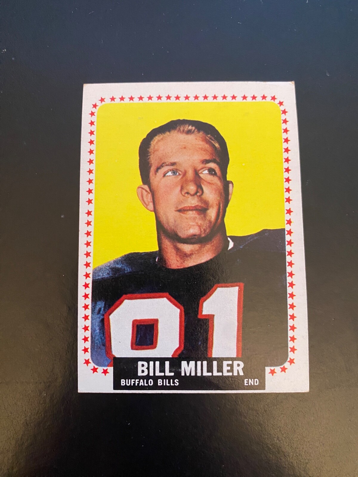1964 TOPPS FOOTBALL #32 BILL MILLER!! $1 SHIPPING!!
