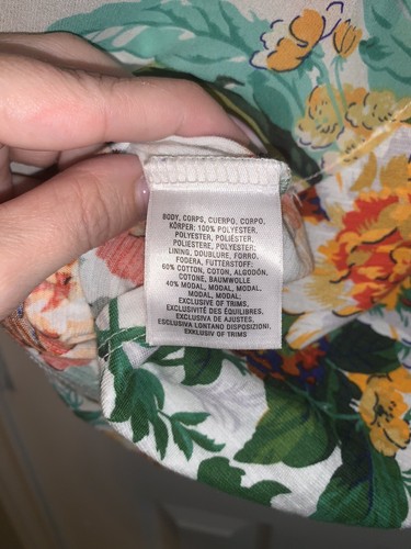 Blusa Boho Meadow Rue Anthropologie Floral Multicolor Sin Mangas Talla Pequeña - Imagen 8 de 8