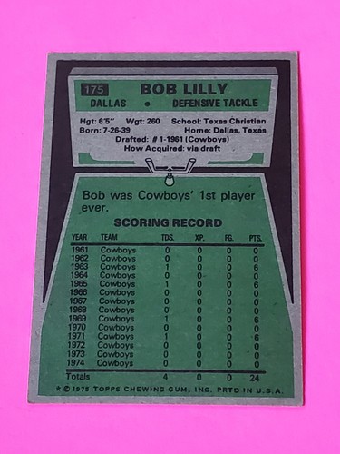 Tarjetas coleccionables de fútbol americano Topps NFL 1975 tú eliges envío gratuito 50 % de descuento en 2 o más - Imagen 61 de 212