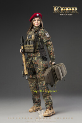 Verycool Toy VCF-2050 Flecktarn Women Soldier Kerr 1/6 Action