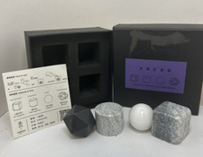 Set of 4 Granite Whiskey Stones in Box (4-60)