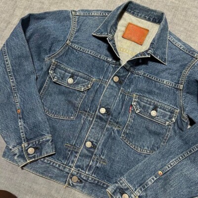 Levi's Denim Jacket 71507 2nd Model Reproduction 36 inches Indigo