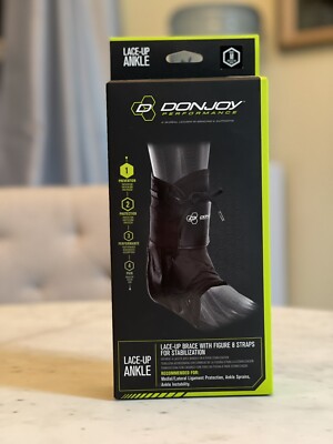 DonJoy Performance Lace-Up Figure-8 Straps Ankle Brace. MEDIUM New in