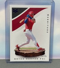 2020 Panini Chronicles Magnitude Bryce Harper Purple 25/25 Phillies #20