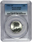 1946-S/S PCGS MS66 RPM (Repunched Mintmark) FS-501 Washington Quarter