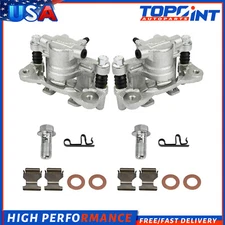 For 2011-2014 Chrysler 200 Set of 2 Rear Brake Calipers with Bracket