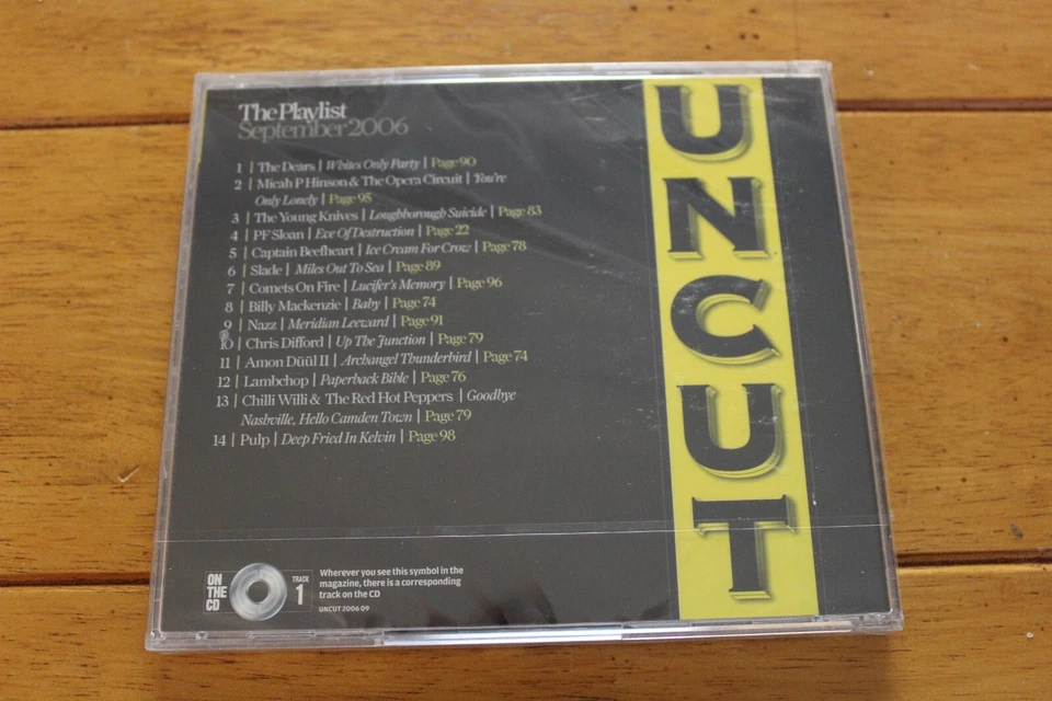 UNCUT - PLAYLIST SEPTEMBER 2006 - VARIOUS ARTISTS CD [NEW SEALED] *CRACKED CASE* Foto 2 de 4