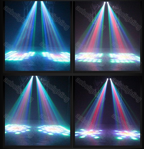 2-Arm RGBW Effect Light 128 LEDs Moonflower dj light effect Disco Stage Party - Picture 6 of 7
