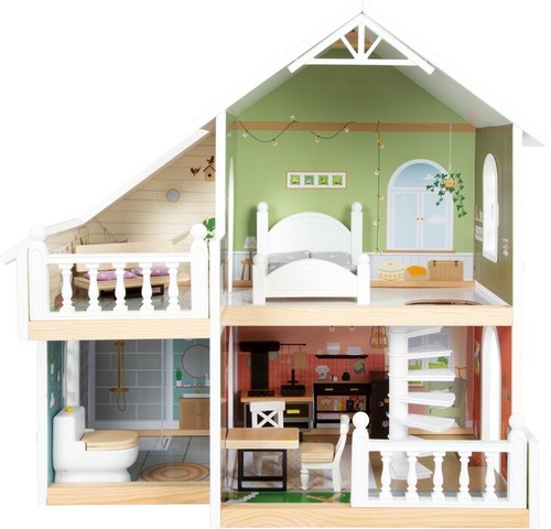 Casa delle bambole con terrazza Small Foot Professionale in legno Maxi - Photo 2/21