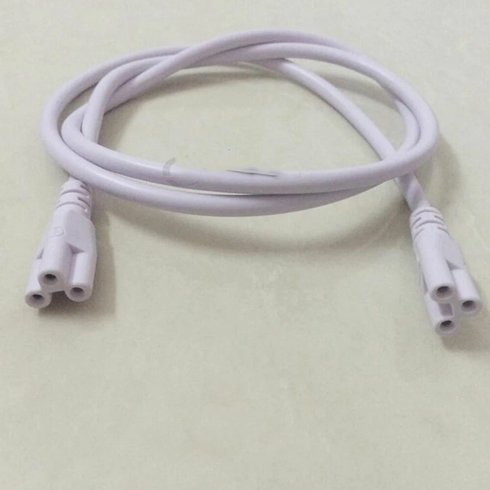 T5 T8 LED Connector Cable Lamp Fluorescent Bulbs Power Cord Wire Lamps - Image 2 of 4
