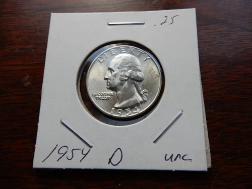1954 D Unc.  Washington Quarter