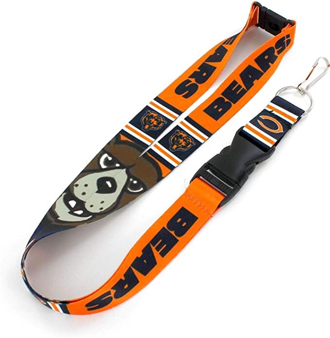 Aminco NCAA Baylor Bears Reversible Team Lanyard | 22-Inch Breakaway Safety Lanyard With Key Ring - School & Work ID Holder - View #9