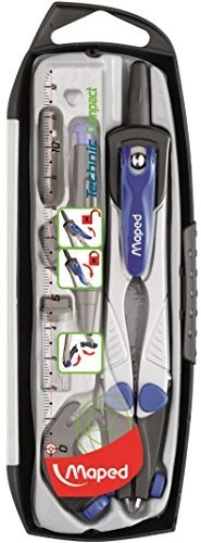 Maped Technic Concept Schulzirkel 5-teilig Länge: 15cm Zirkelkasten Zirkel