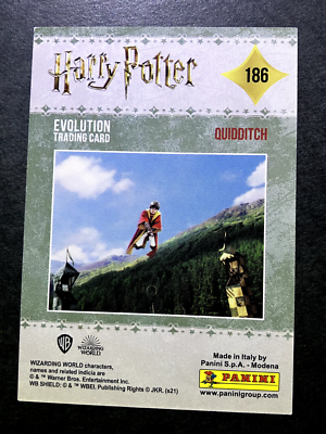 ハリー・ポッター Pt Quidditch Harry Potter Evolution TCG Cards English Italy Panini