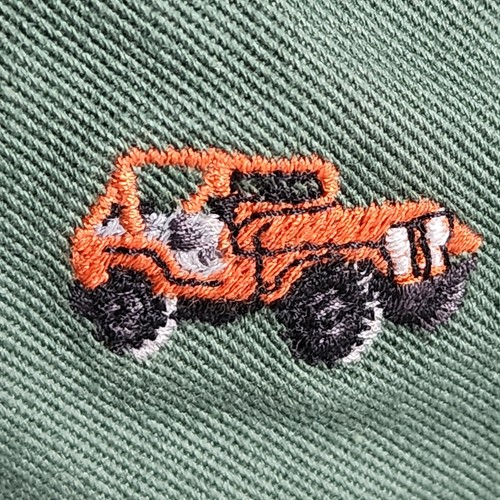 New Polo Ralph Lauren Green Dad Hat Adjustable Cap Embroidered Allover Jeep NWT - 第 8/15 張圖片