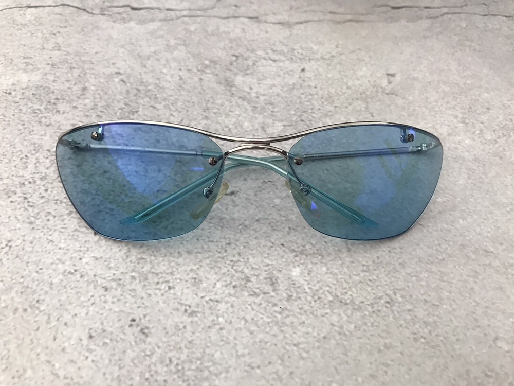 Dior Vintage Women's Blue Lens Sunglasses
