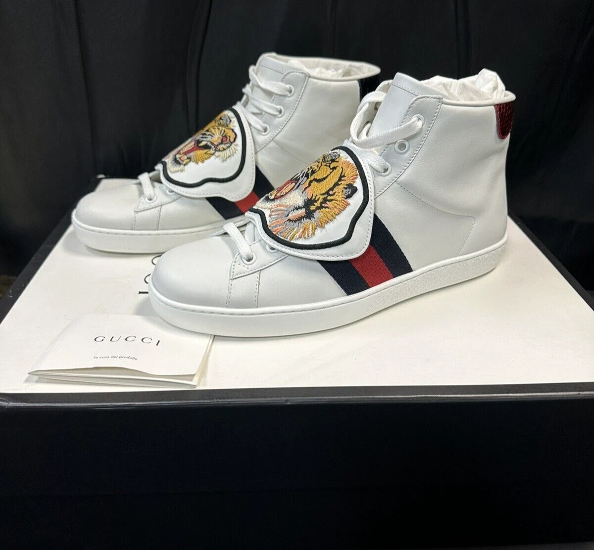 Patchs amovibles Gucci 478193 Ace High Tiger   Taille 7