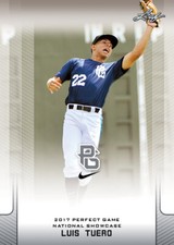 10-Count Lot Luis Tuero 2017 Leaf Perfect Game NIKE All-American Rookies