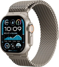 Milanese Mesh Loop Compatible with Apple Watch Band Ultra 2/Ultra 49mm 46mm 45mm
