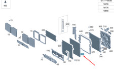 MB GLE W167 Niedertemperatur-Kühlmittelkühler A1675000300 NEU ORIGINAL MB GLE W167 Niedertemperatur-Kühlmittelkühler A1675000300 NEU ORIGINAL