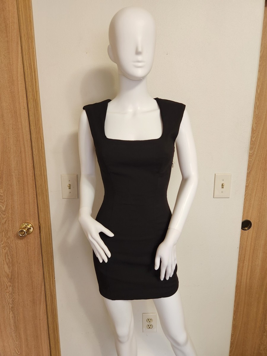 Zara black bodycon mini dress size Small