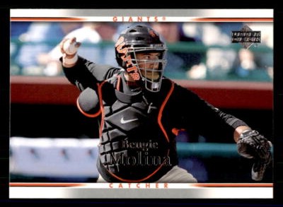2007 Upper Deck  #922 Bengie Molina San Francisco Giants