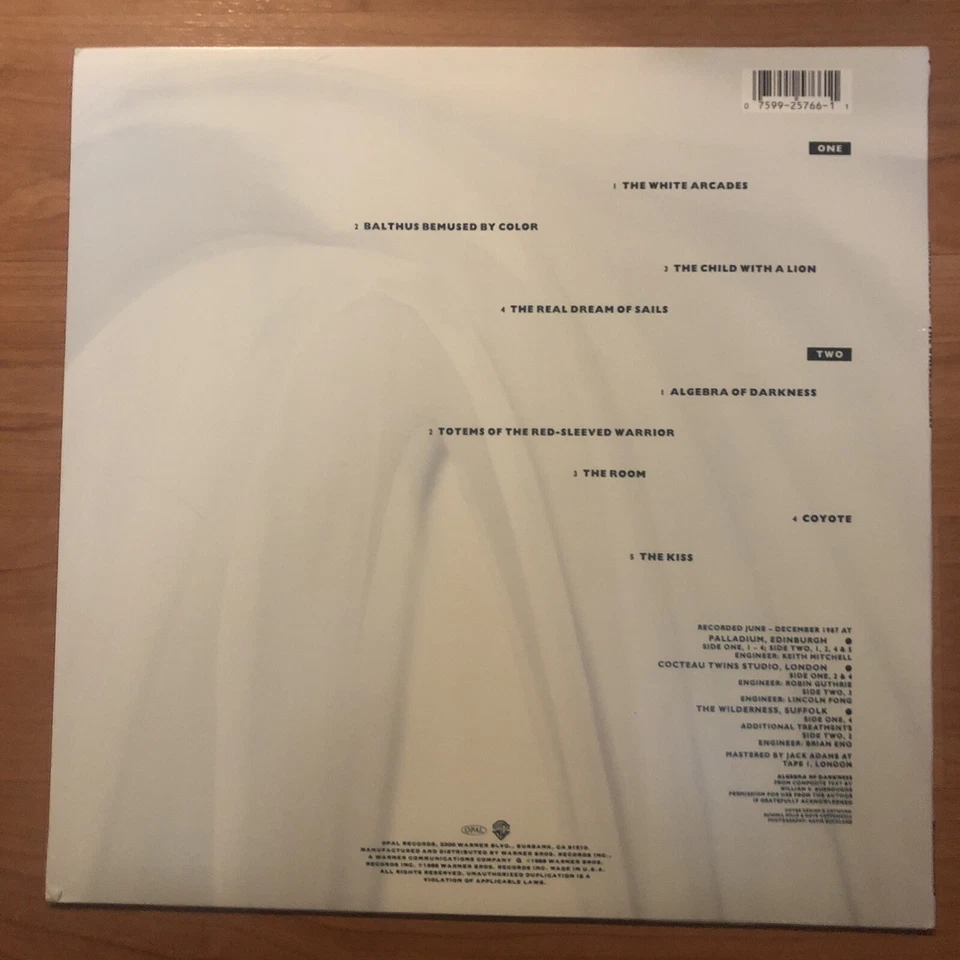 Harold Budd: The White Arcades PROMO LP Foto 3 de 4