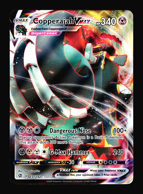 Copperajah VMAX Rebel Clash #137/192 Holo Ultra Rare Pokemon Card T2-57 |  eBay