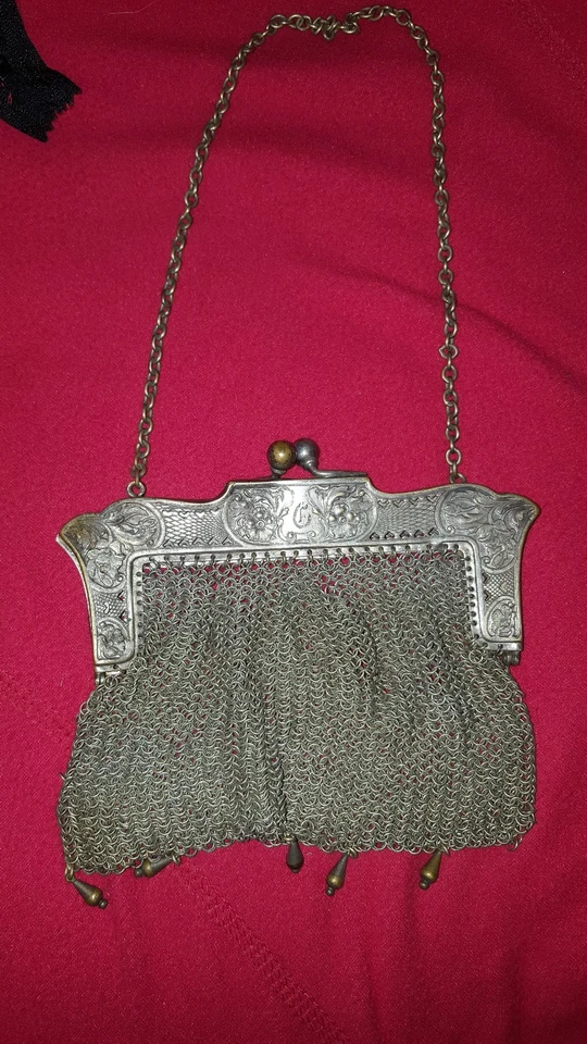 Bolso de mano alemán plata Foto 3 de 4