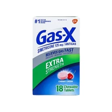 Gas-X Extra Strength Cherry Anti Gas Chewables 18 Tablets