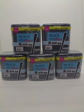 Spiral black cotton swab bud Q-tip ear pick cleaning 200pcs Set of 5 Daiso Japan
