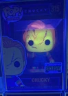 Chucky #315 - Bride Of Chucky Pop! Movies [Black Light] [Entertainment Earth Exc